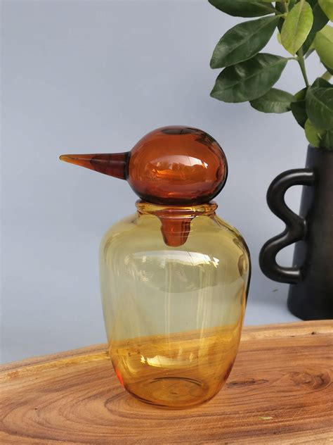 Figurines | Glass Bird Figurine - Handblown (Sunrise Bob)