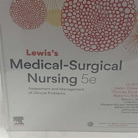Brand New Nursing Textbook Lewis Medical-Surgical Nursing 5e - Fifth ...