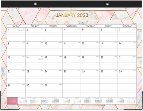 Buy 2023 Desk Calendar - 12 Monthly Large Desk Calendar 2023, 22 x 17 ...