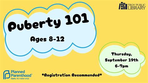 Puberty 101, 100 2nd St, Troy, NY, United States, New York 12180, 19 ...