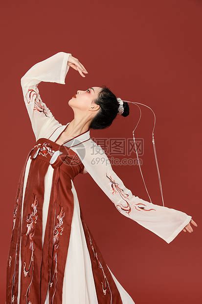 中国风汉服古风美女跳舞高清图片下载-正版图片501634740-摄图网