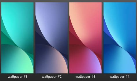 Gli sfondi di Xiaomi 12 e OPPO Find X5 Pro sono disponibili