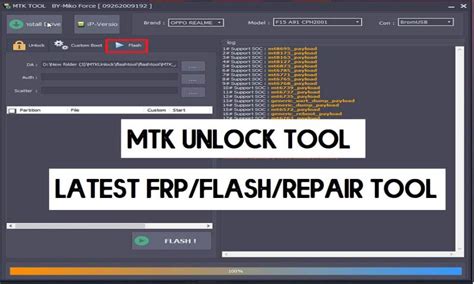 MTK Client Tool V5.2 MediaTek Download all in one Tool
