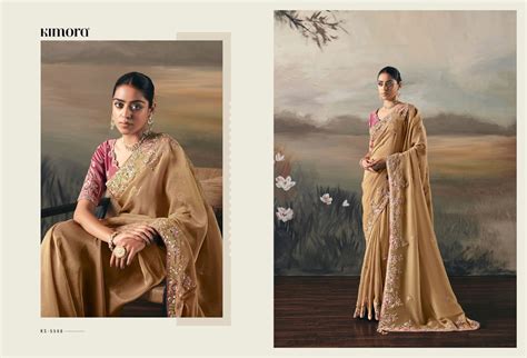 Kimora Silsila Premium Tissue Party Wear Sarees Collection