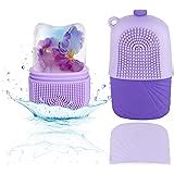 Ice Face Roller Silicone Facial Cube for Eyes Neck Massage Remove Dark ...