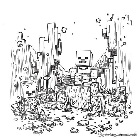 Minecraft Colouring Sheets 的图像结果