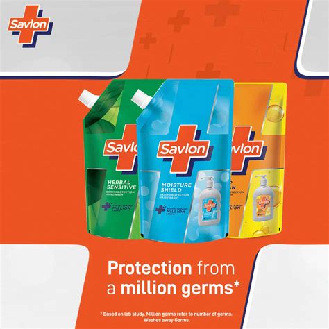 Buy SAVLON MOISTURE SHIELD GERM PROTECTION HANDWASH REFIL 725ML Online ...