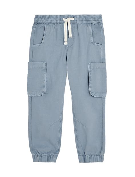 Buy Pure Cotton Cargo Trousers at Marks & Spencer