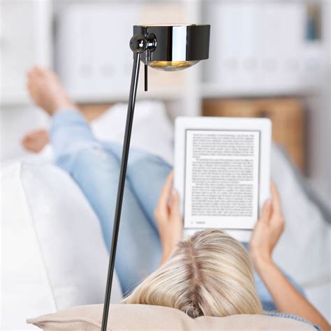 LED floor lamp Puk Maxx Floor Mini, chrome | Lights.co.uk