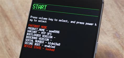 Image result for Fastboot Menu Android