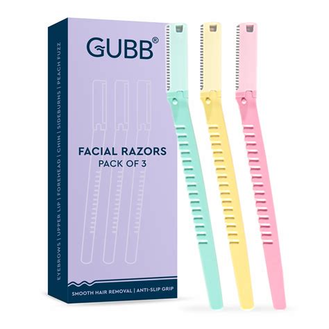 Facial Razors (Pack of 3) – GUBB WORLD