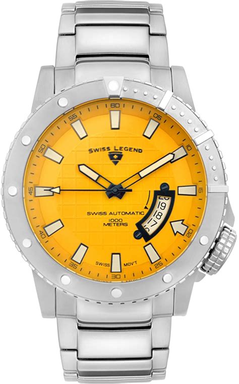 Swiss Legend Men's 30015-77 Atlantis 1000 Meter Diver Collection ...