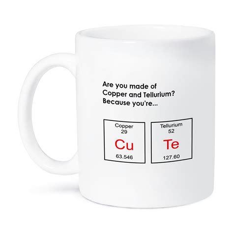 3dRose, Are you made of Copper and Tellurium Because youre… CuTe ...