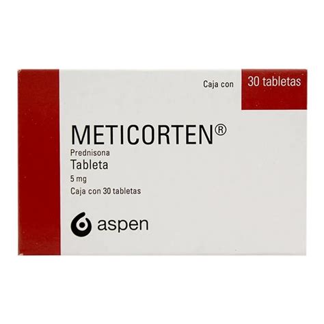 Meticorten 5 mg, 30 tabletas | Walmart