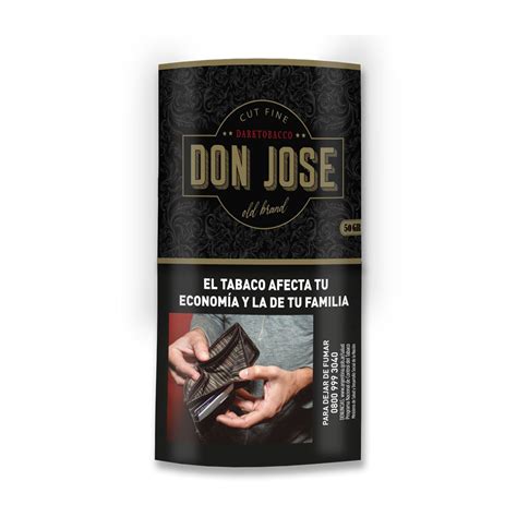 DON JOSE Tabaco para Armar Negro» Pouch por 50gr • Don Juan Distribuidor