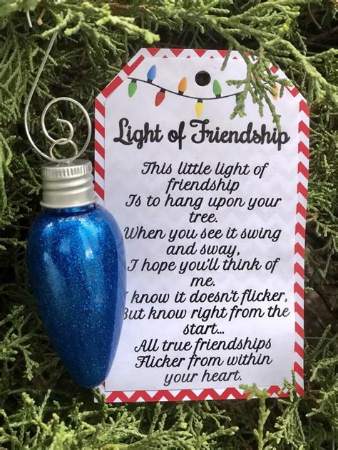 Light Of Friendship Poem Printable