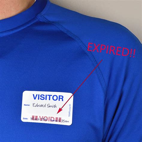 Specialist ID TEMPbadge Giant Sign in Visitor Badge Log Book (480 India ...