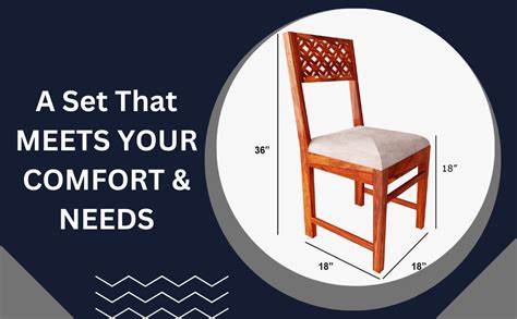 KENDALWOOD™ Furniture Sheesham Wood CNC Cuting Dining Table with 2 ...