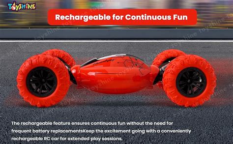Toyshine 1:16 Scale 2.4Ghz Rechargeable 360°Double Sided Rotation ...