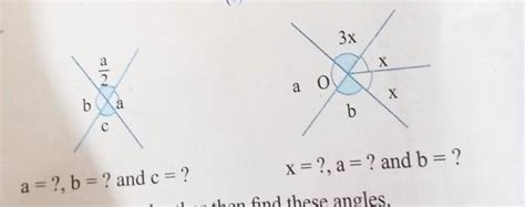 In the given figures, find out the measures of related angles: - Brainly.in