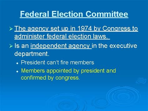 Federal Election Committee 的图像结果