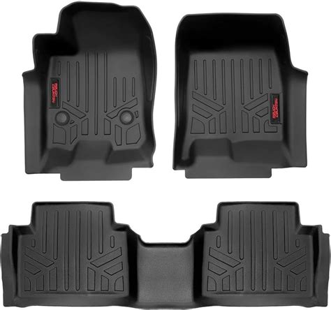 Amazon.com: Rough Country Floor Mats Front & Rear for Chevy Colorado ...