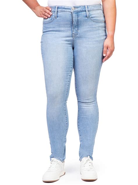 Jordache Women's High Rise Curvy Jeans, Sizes 2-22 - Walmart.com