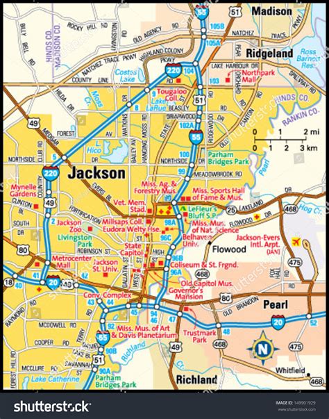 Map Of Jackson Ms Area Codes