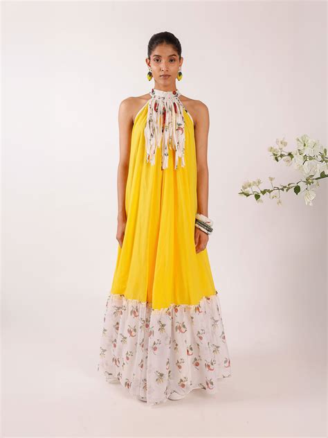 YELLOW MAXI DRESS