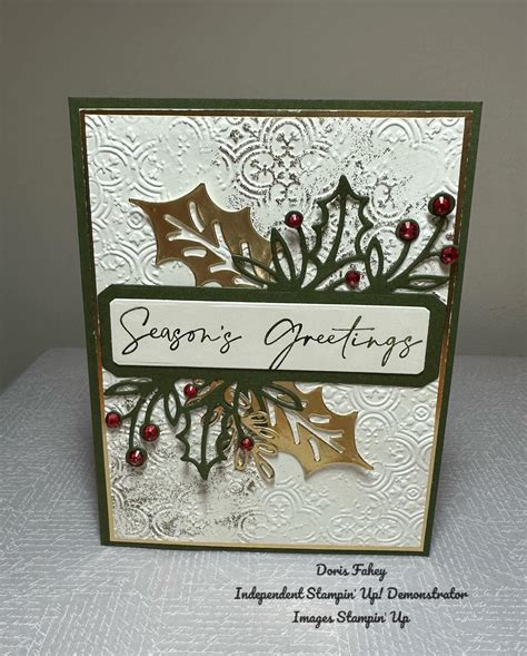 Oh so easy and elegant christmas cards with stampin up christmas – Artofit