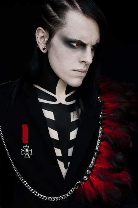 goth vampire makeup male
