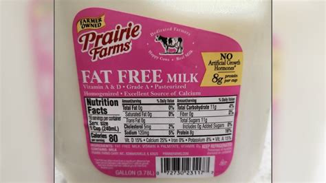 Hundreds of gallons of milk recalled for concerns of cleaning agent ...