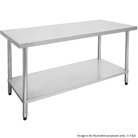 Economic 304 Grade Stainless Steel Tables 600 Deep - Cafe Stainless