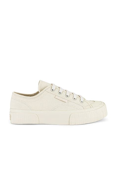 Superga 2630 COTU CANVAS Sneaker in Total Beige Gesso | REVOLVE
