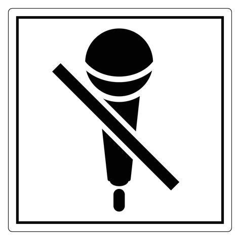 Symbol Do not record,Do not use Microphone icon,Speaker symbol 60382690 ...