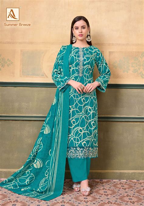 Alok Suit Summer Breeze - Amrah Wholesale
