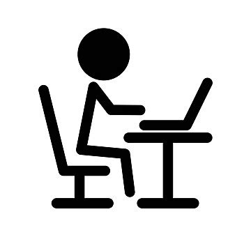 Symbol Person Using Computer 的图像结果