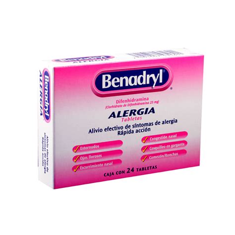 Benadryl ¿Qué es y Para qué Sirve? Dosis