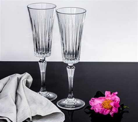Personalized Crystal Toasting Flutes- great Wedding gift | The Crystal ...