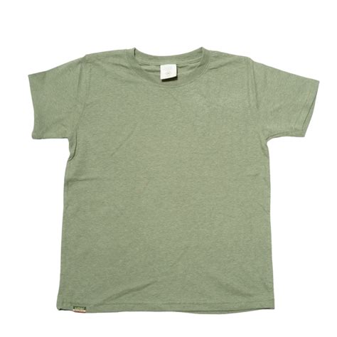 Blank Green T Shirt Back
