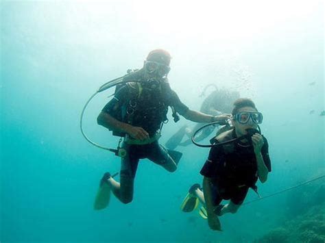 在这个温度适宜的季节里，来三亚考个潜水证便可以去全世界潜水_水域