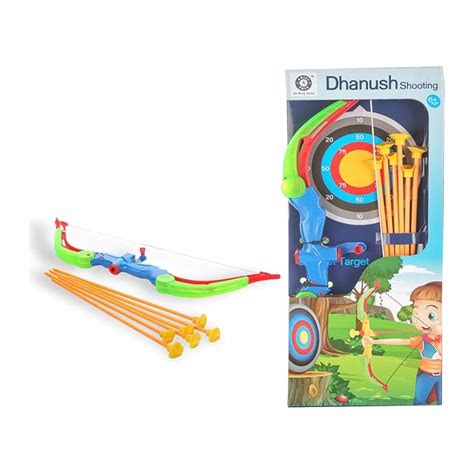 ADITI TOYS Pull Back Bow & Arrow With Led Lights, Dhanush Toy Set With ...