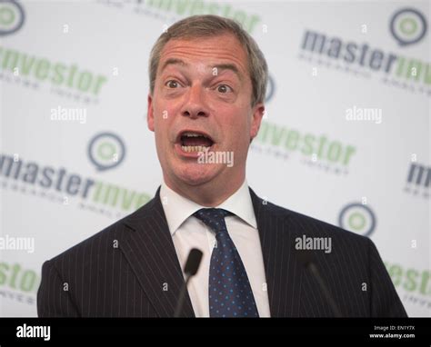 Nigel Farage,leader of Ukip,campaigning in Islington,London Stock Photo - Alamy