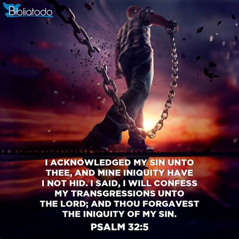 Psalm 32:5 Matthews1537 - Therfore I confessed my sinne vnto the & hyd ...