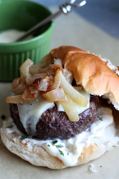 French Onion Burgers - Easy Recipes From Home