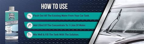 Turbo Spark Windshield Washer Fluid Concentrate-500ml(2 Pack) 20ml ...