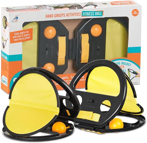 Proberos® Toss and Catch Ball Game Set, with 2 Mitts and 4 Balls, Kids ...