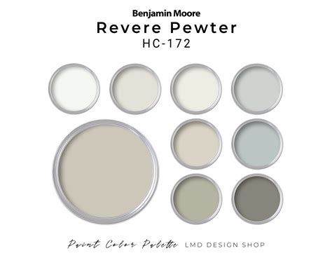 Color Palette For Benjamin Moore Revere Pewter at Francis Needham blog