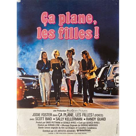 FOXES French Movie Poster - 15x21 in. - 1980