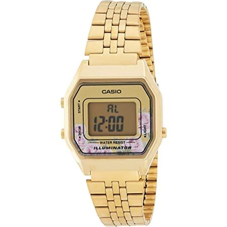 Buy Casio Vintage Series Digital Gold Dial Women's Watch-LA670WGA-1DF ...